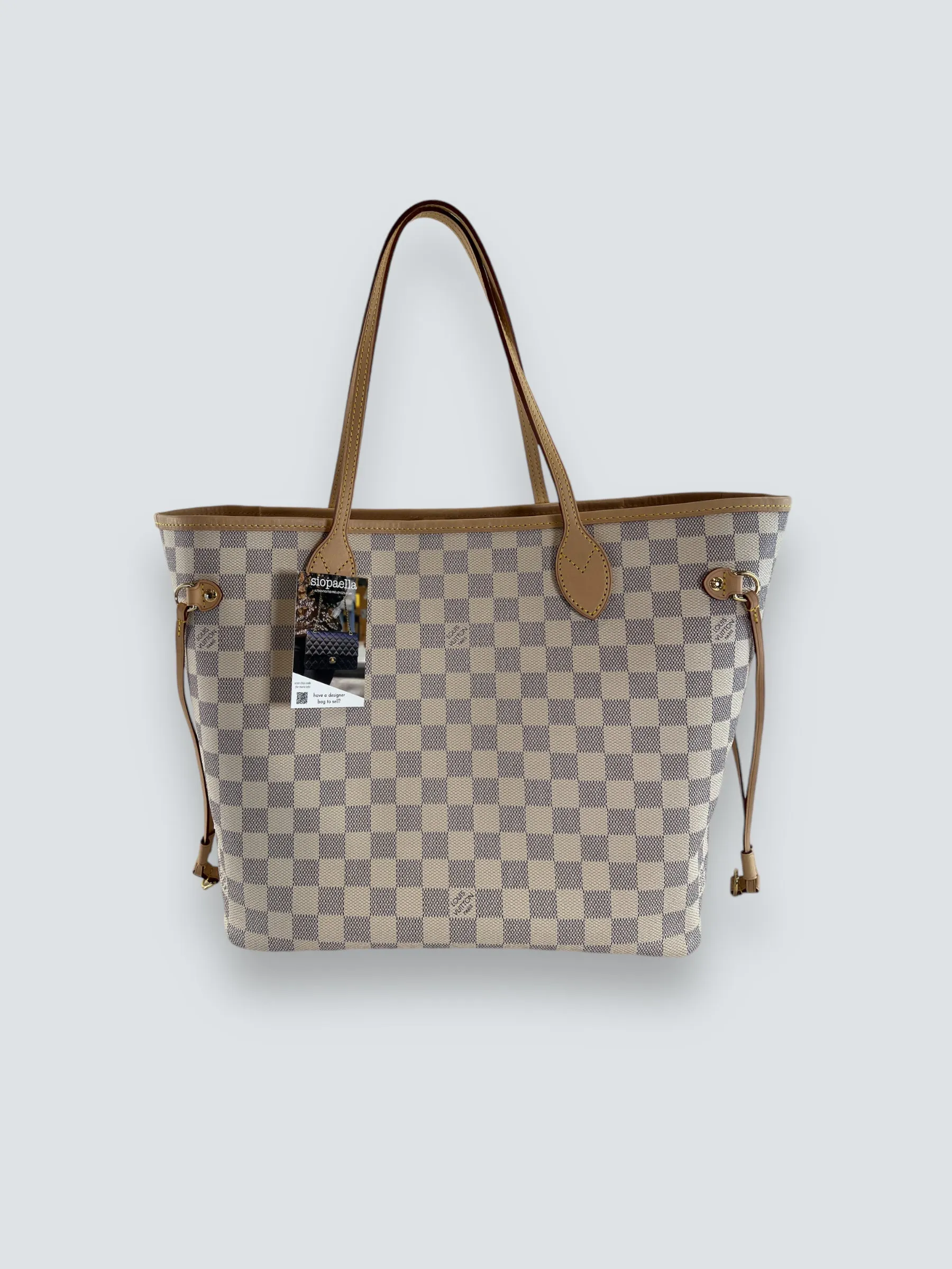 Louis Vuitton Damier Azur Canvas & Leather Neverfull MM