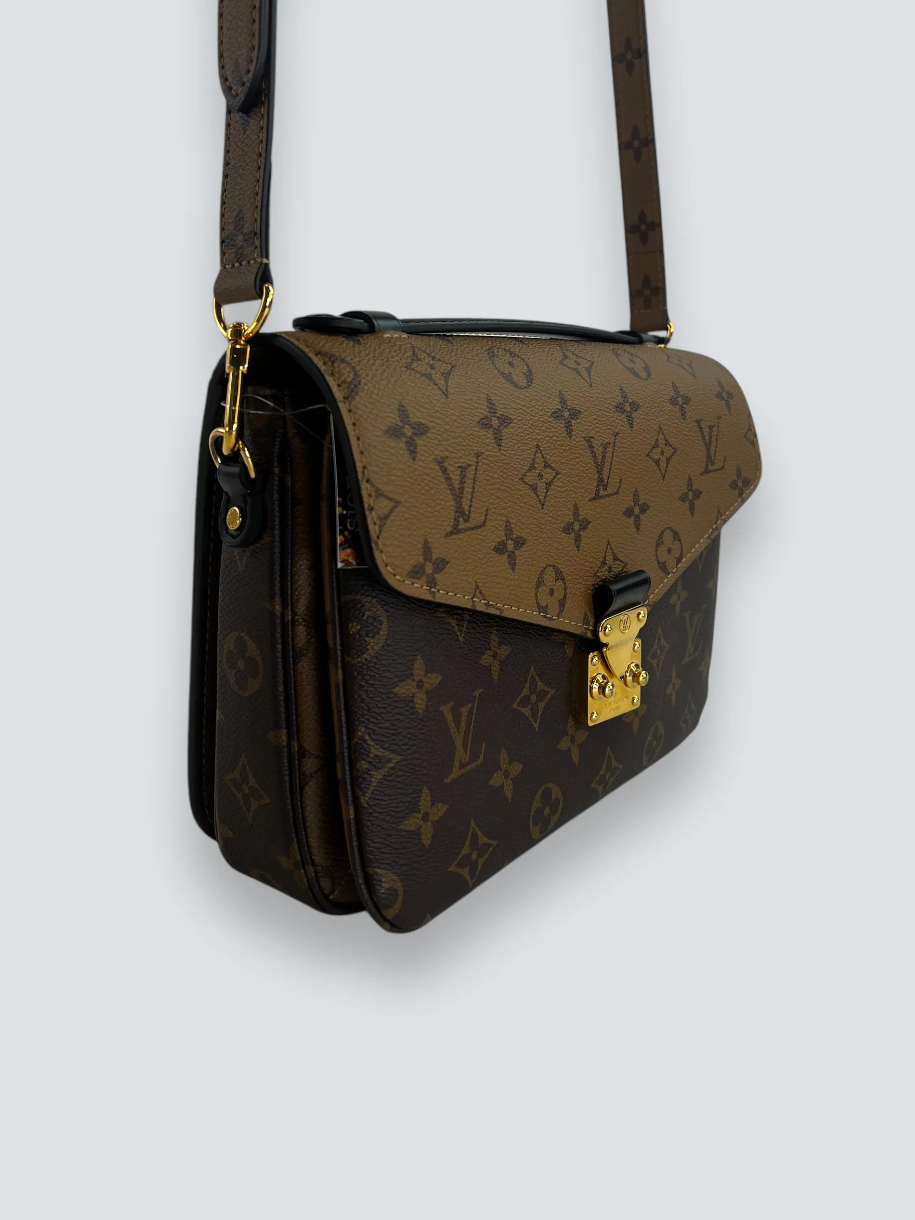 Louis Vuitton Monogram & Reverse Monogram Canvas Pochette Metis