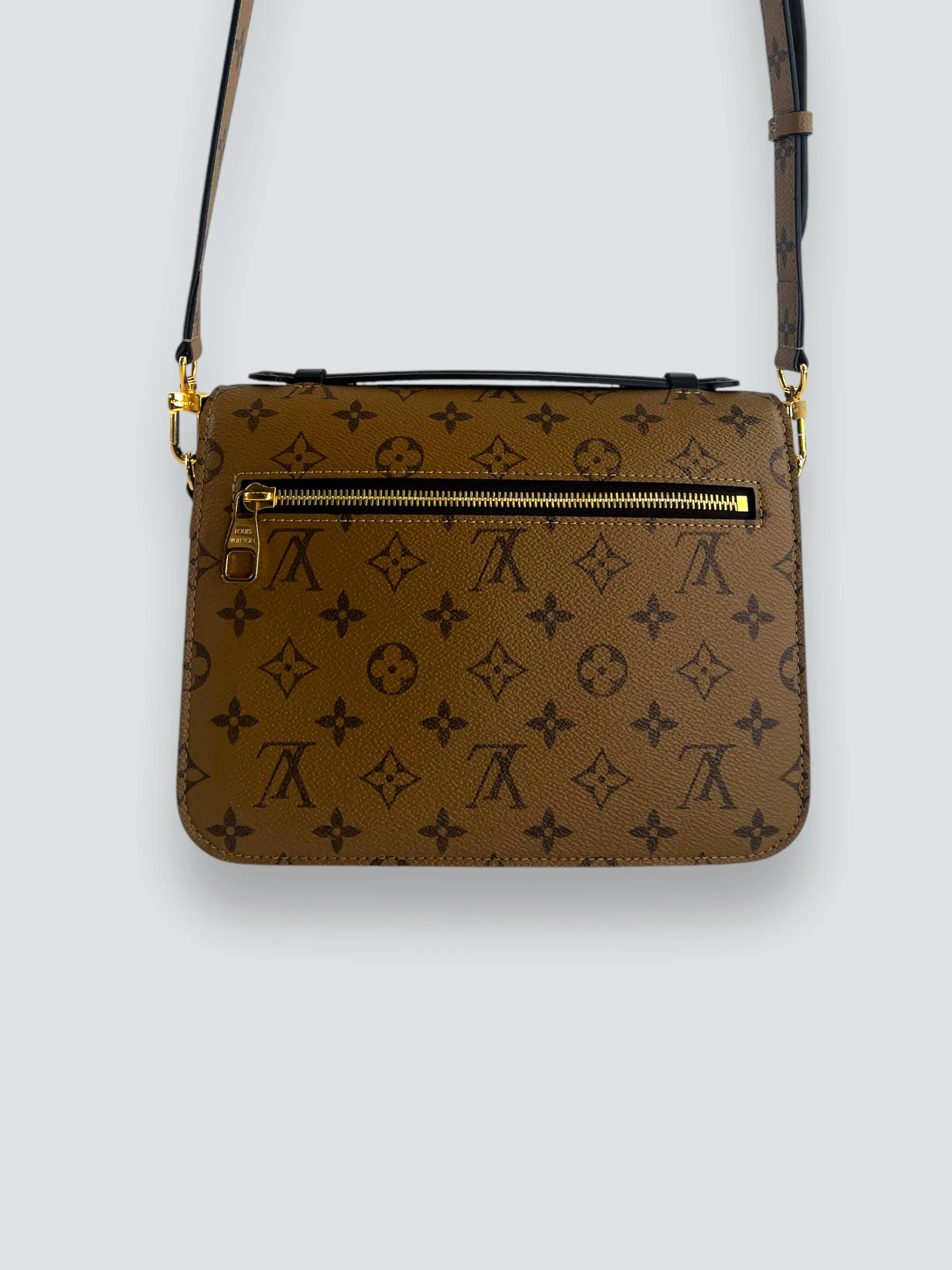 Louis Vuitton Monogram & Reverse Monogram Canvas Pochette Metis