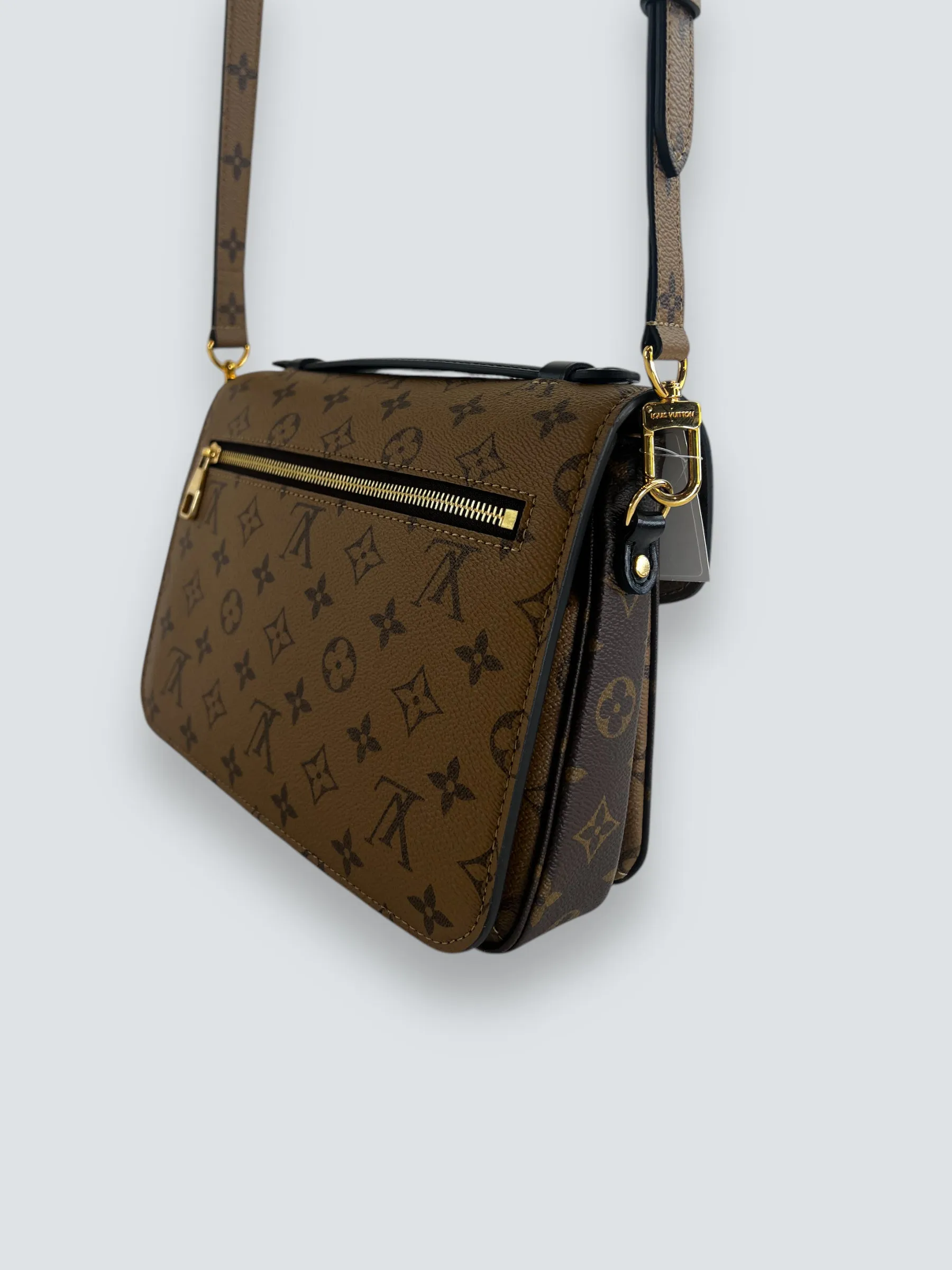 Louis Vuitton Monogram & Reverse Monogram Canvas Pochette Metis