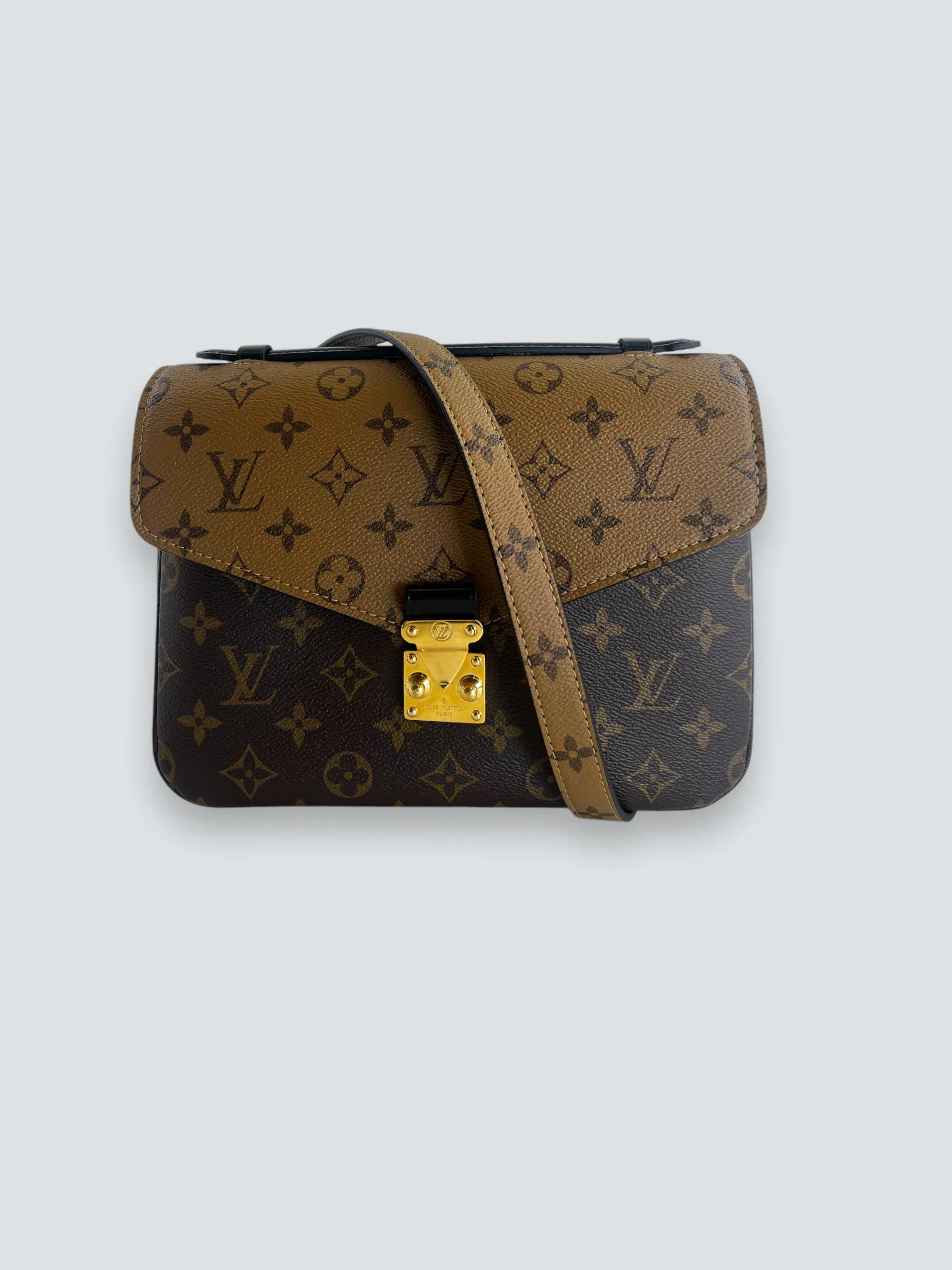 Louis Vuitton Monogram & Reverse Monogram Canvas Pochette Metis