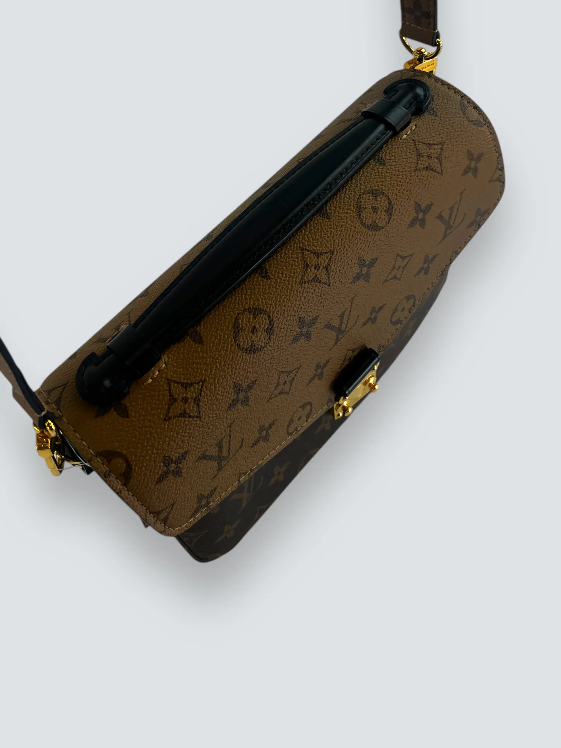 Louis Vuitton Monogram & Reverse Monogram Canvas Pochette Metis