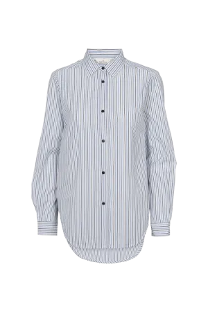 Lula Shirt - Bright white / Asleigh blue / sky captain