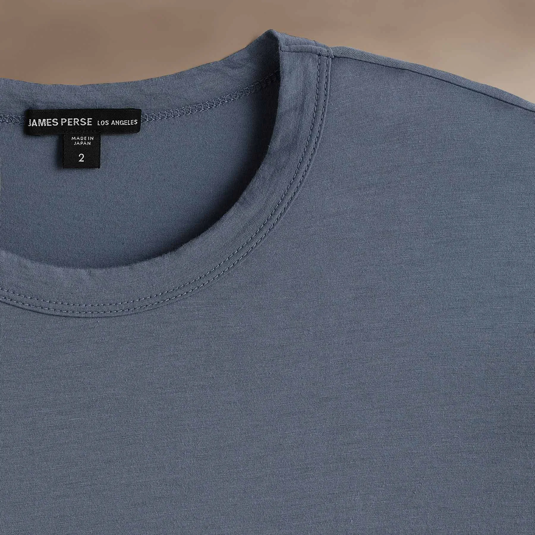 Luxe Lotus Jersey Tee - Cascade