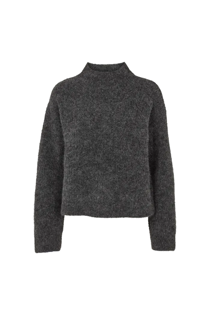 Magna H. Neck - Dark Grey Mel.