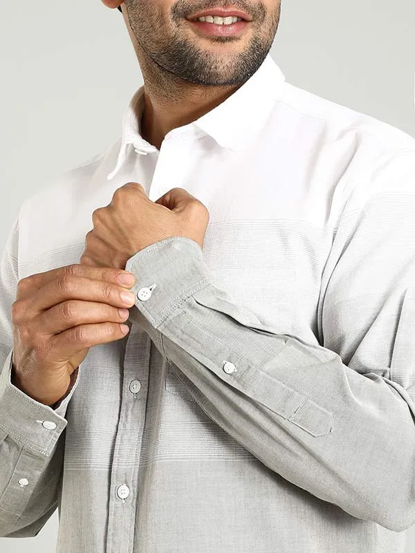 Men Striped Full Sleeve Cotton Shirt
