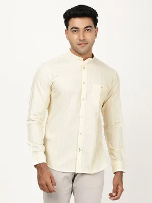 Men Striped Full Sleeve Cotton Shirt