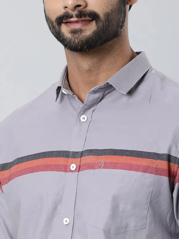 Men Striped Full Sleeve Cotton Shirt
