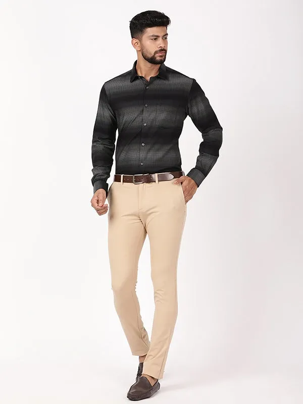 Men Striped Full Sleeve Cotton Shirt