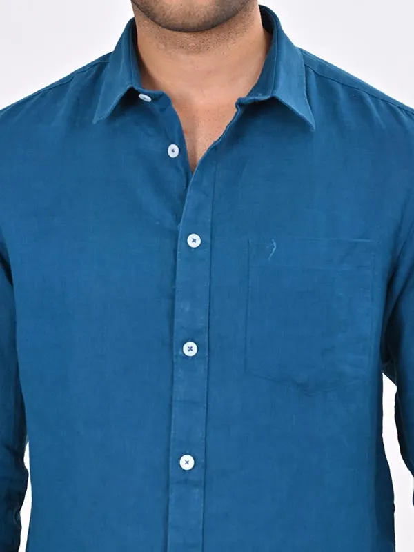 Men Striped Full Sleeve Cotton Shirt