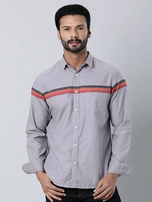 Men Striped Full Sleeve Cotton Shirt