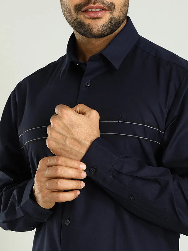 Men Striped Full Sleeve Cotton Shirt