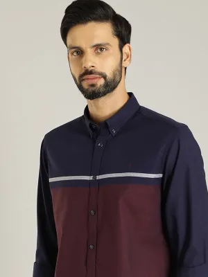 Men Striped Full Sleeve Cotton Shirt