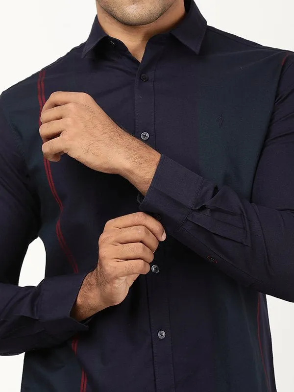 Men Striped Full Sleeve Cotton Shirt