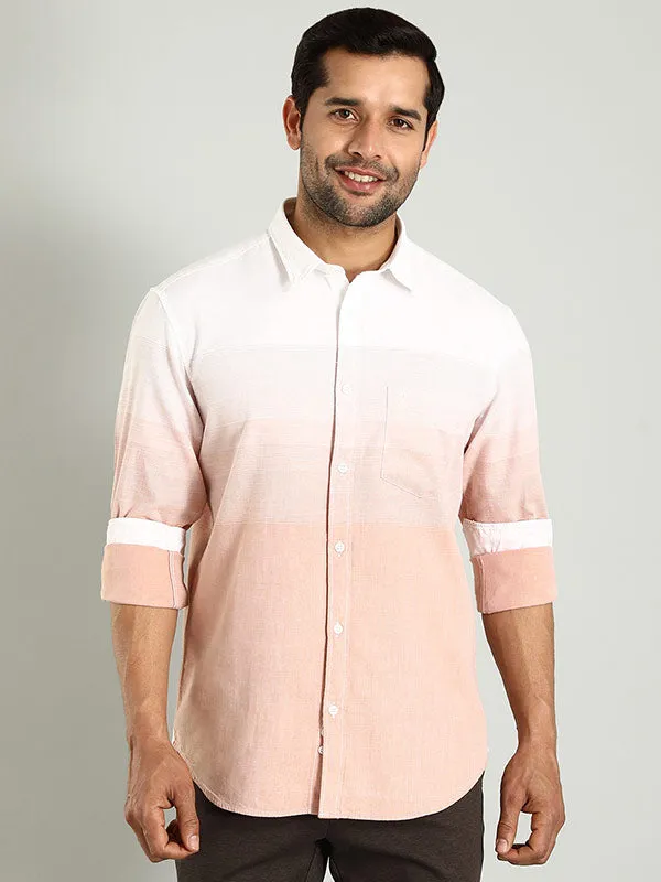 Men Striped Full Sleeve Cotton Shirt