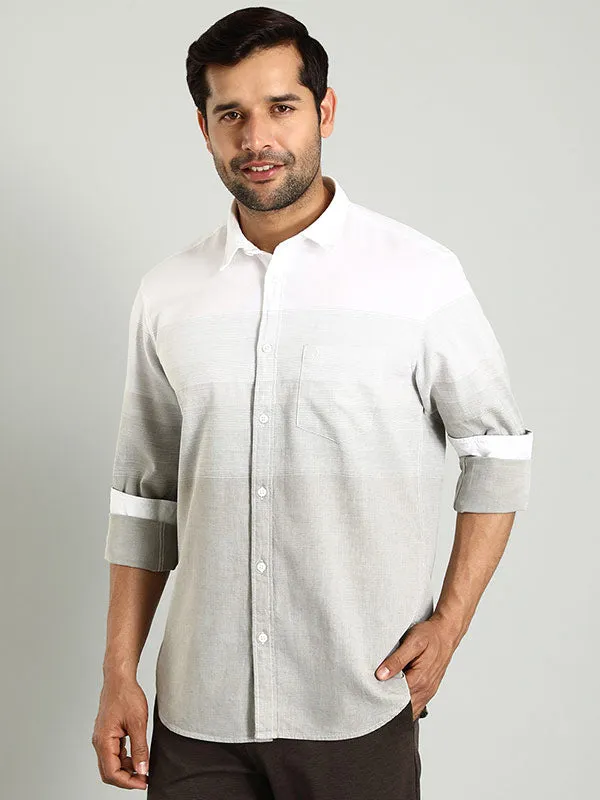 Men Striped Full Sleeve Cotton Shirt