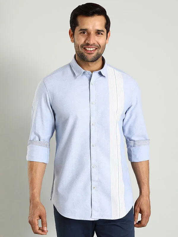 Men Striped Full Sleeve Cotton Shirt