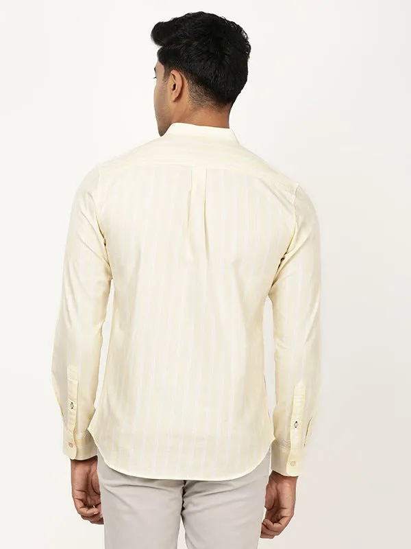 Men Striped Full Sleeve Cotton Shirt