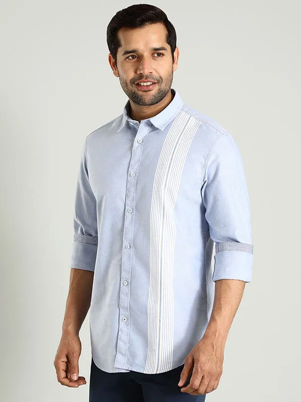 Men Striped Full Sleeve Cotton Shirt