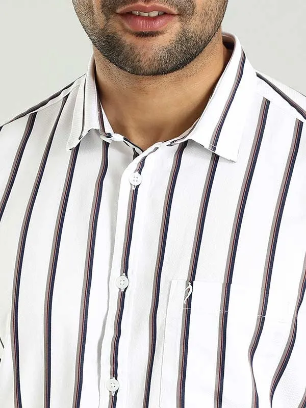 Men Striped Full Sleeve Cotton Shirt