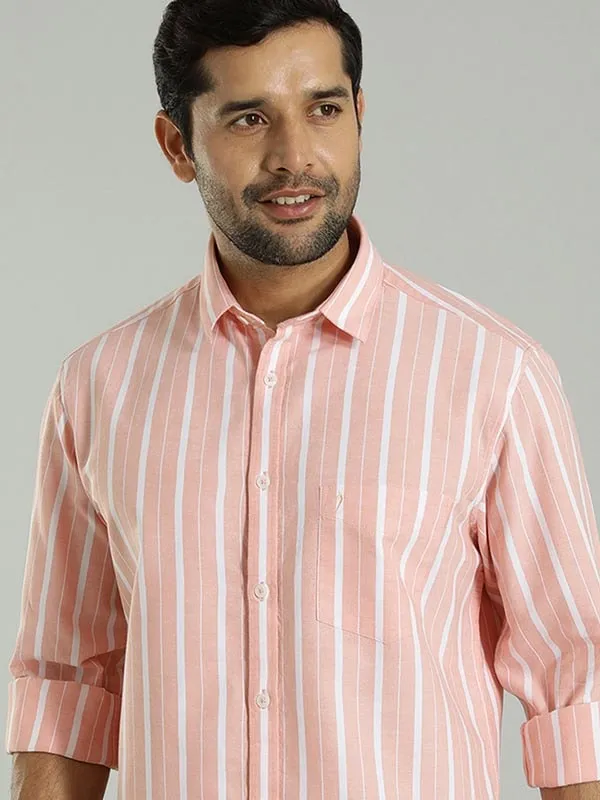 Men Striped Full Sleeve Cotton Shirt