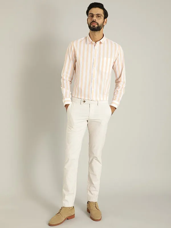Men Striped Full Sleeve Cotton Shirt