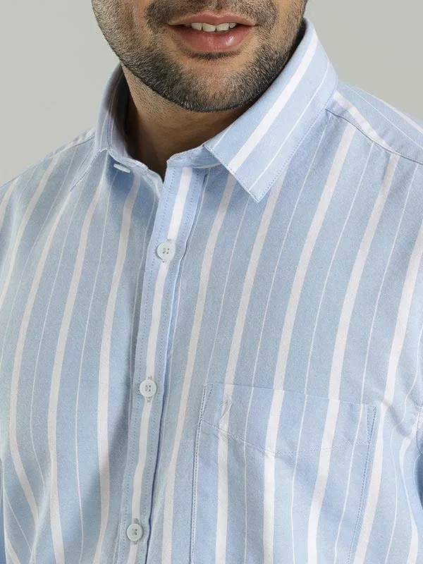 Men Striped Full Sleeve Cotton Shirt