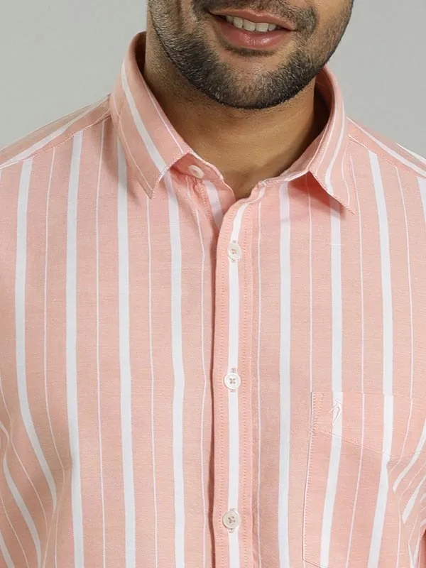 Men Striped Full Sleeve Cotton Shirt