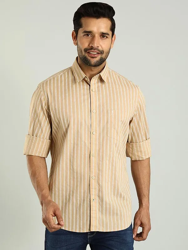 Men Striped Full Sleeve Cotton Shirt