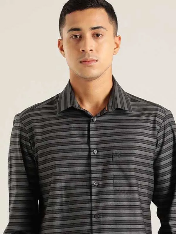 Men Striped Full Sleeve Cotton Shirt