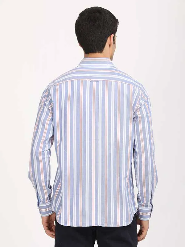 Men Stripes Full Sleeve Cotton Shirt