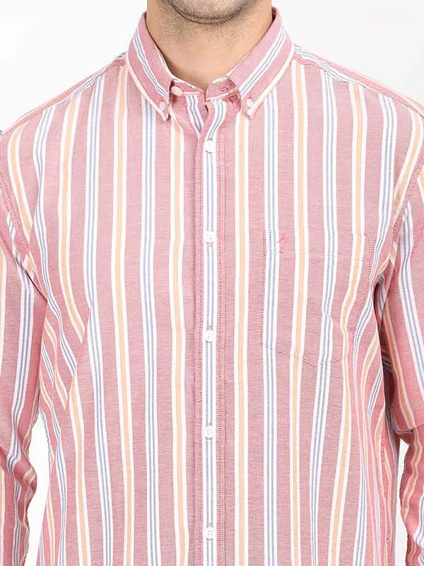 Men Stripes Full Sleeve Cotton Shirt