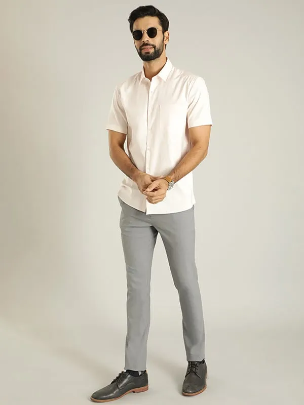 Men Urban Fit Polyester Blend Trouser