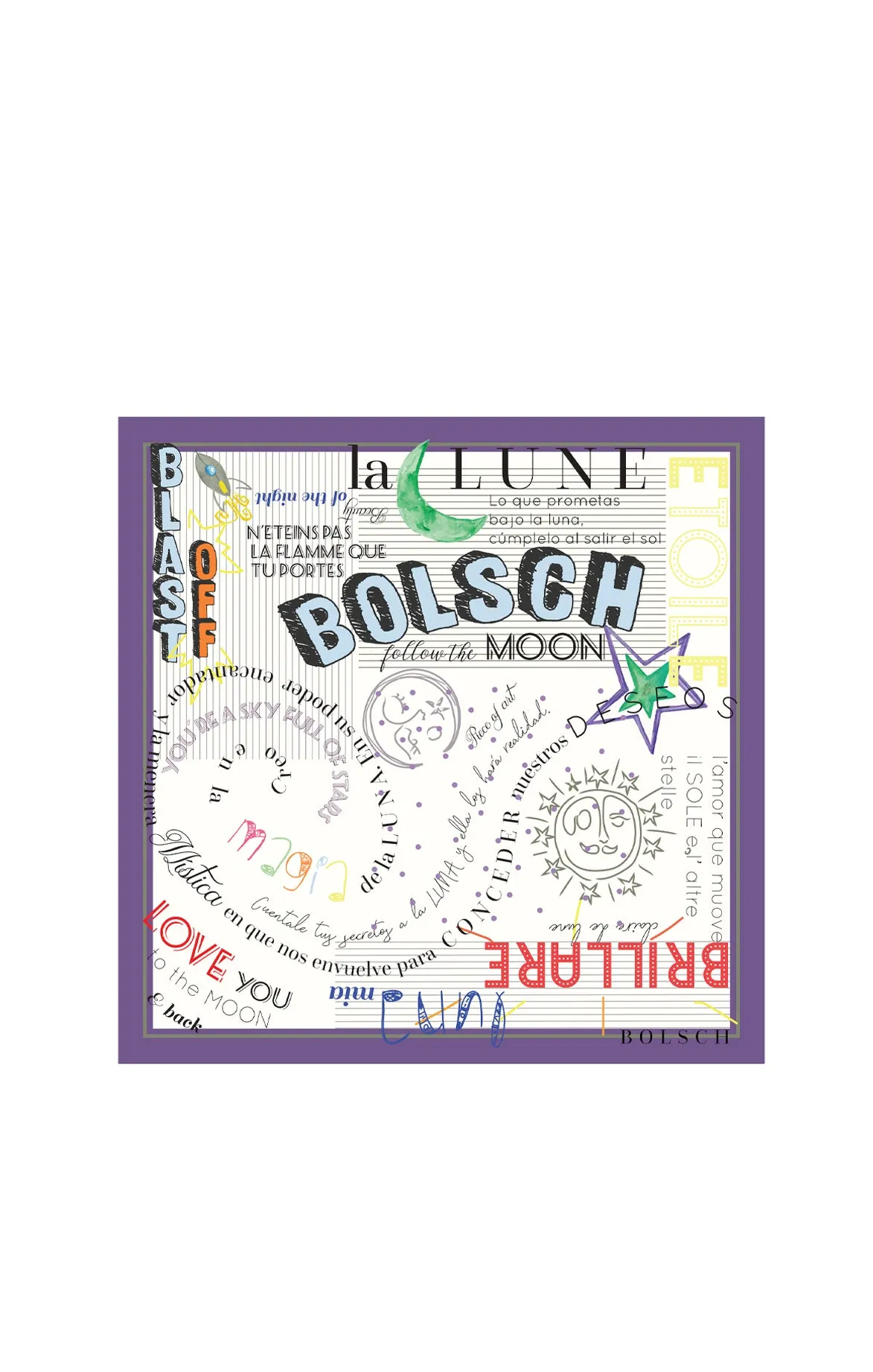 Messagio Dalla Luna Scarf
