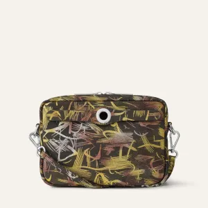 Millie Crossbody | Japanese Gardens with Silver hardware