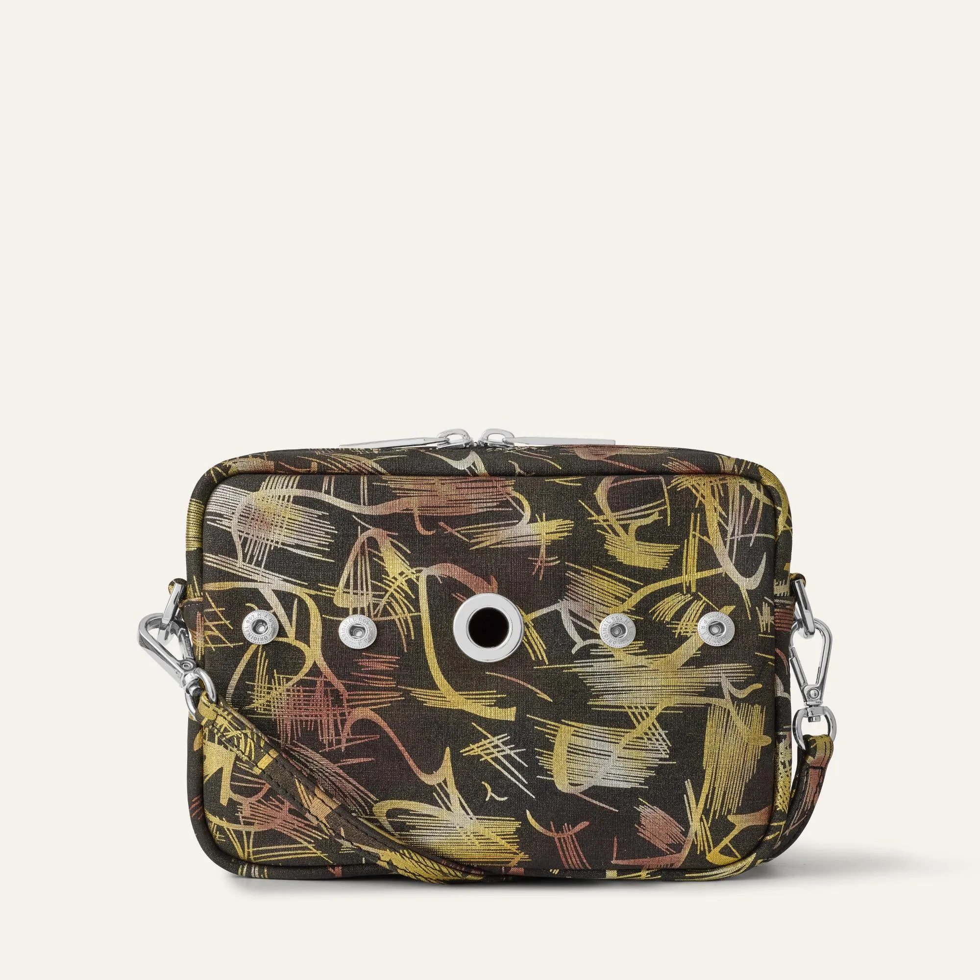 Millie Crossbody | Japanese Gardens with Silver hardware