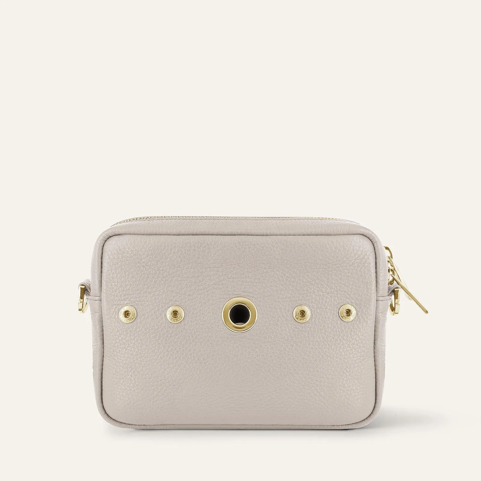 Millie Crossbody | Porcelain with Gold hardware