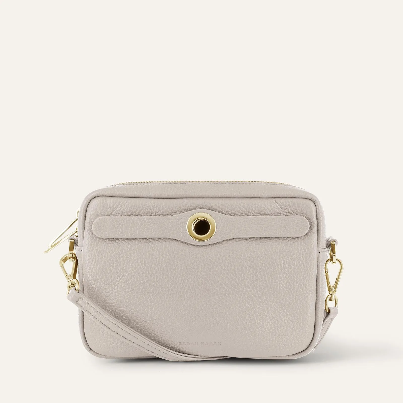 Millie Crossbody | Porcelain with Gold hardware