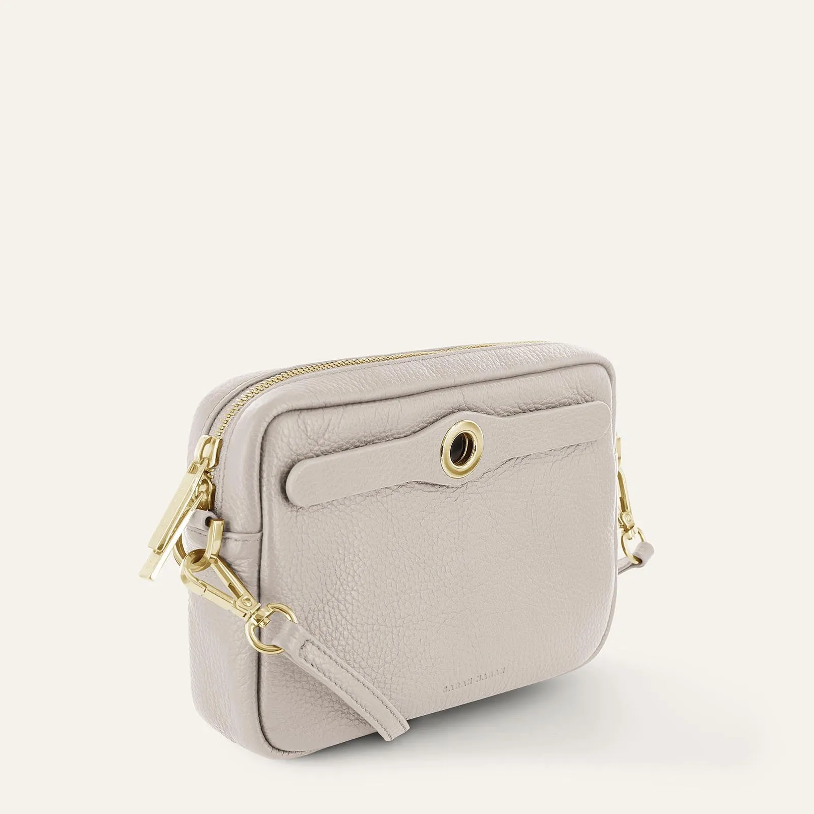 Millie Crossbody | Porcelain with Gold hardware
