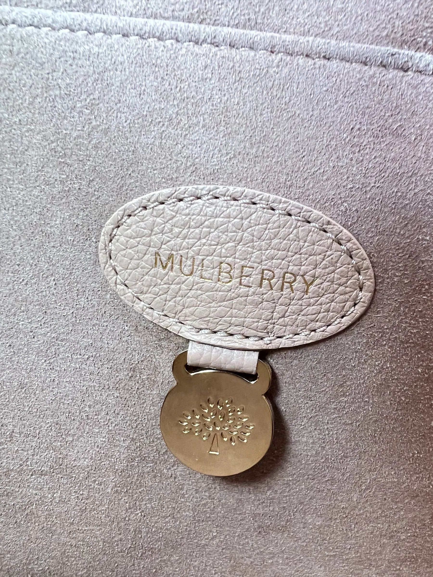 Mulberry Nude / Blush Leather Bayswater Tote
