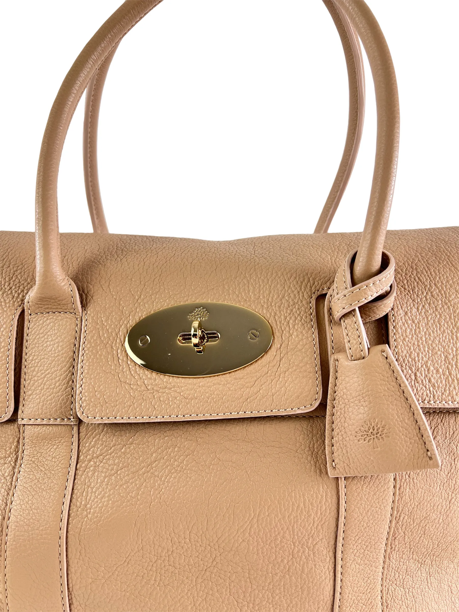 Mulberry Nude / Blush Leather Bayswater Tote