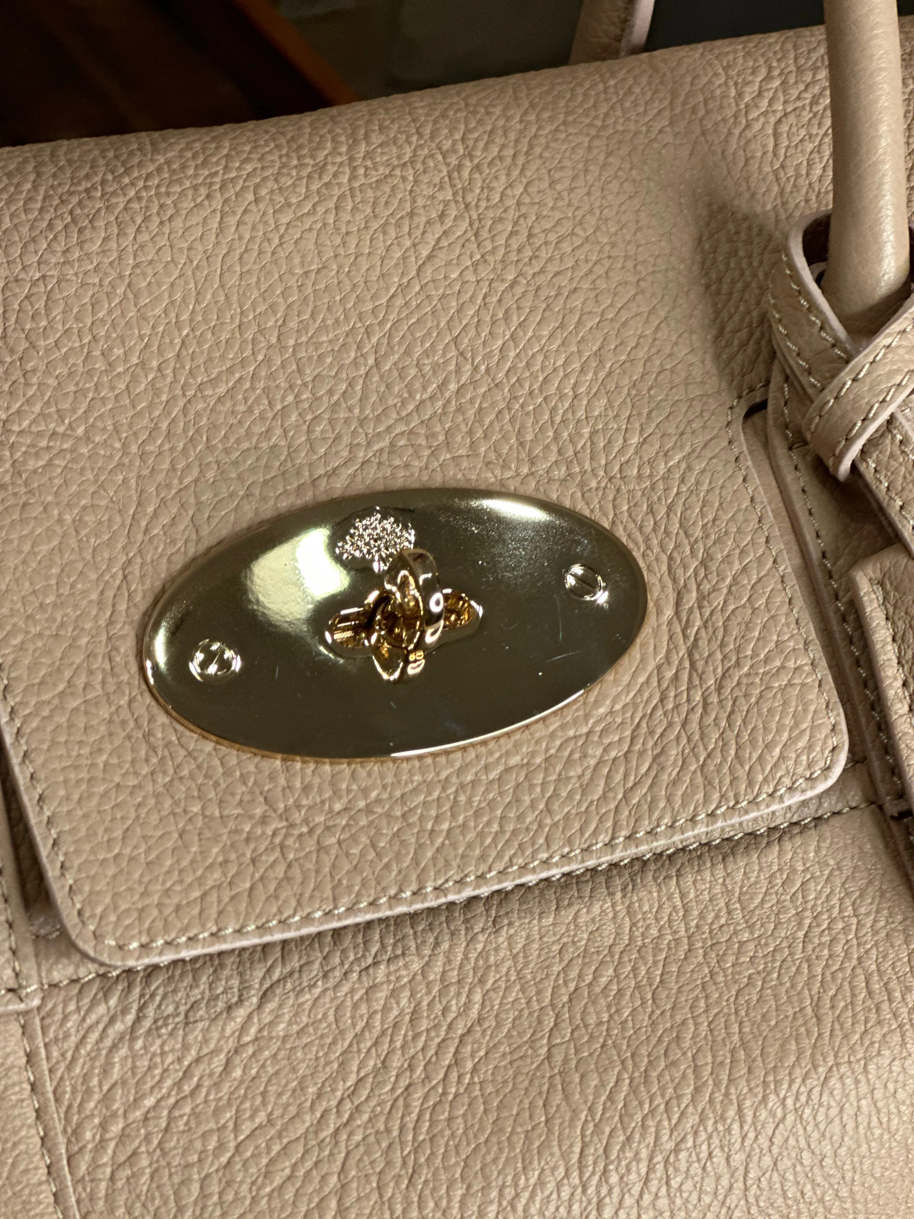 Mulberry Nude / Blush Leather Bayswater Tote