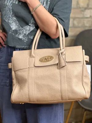 Mulberry Nude / Blush Leather Bayswater Tote