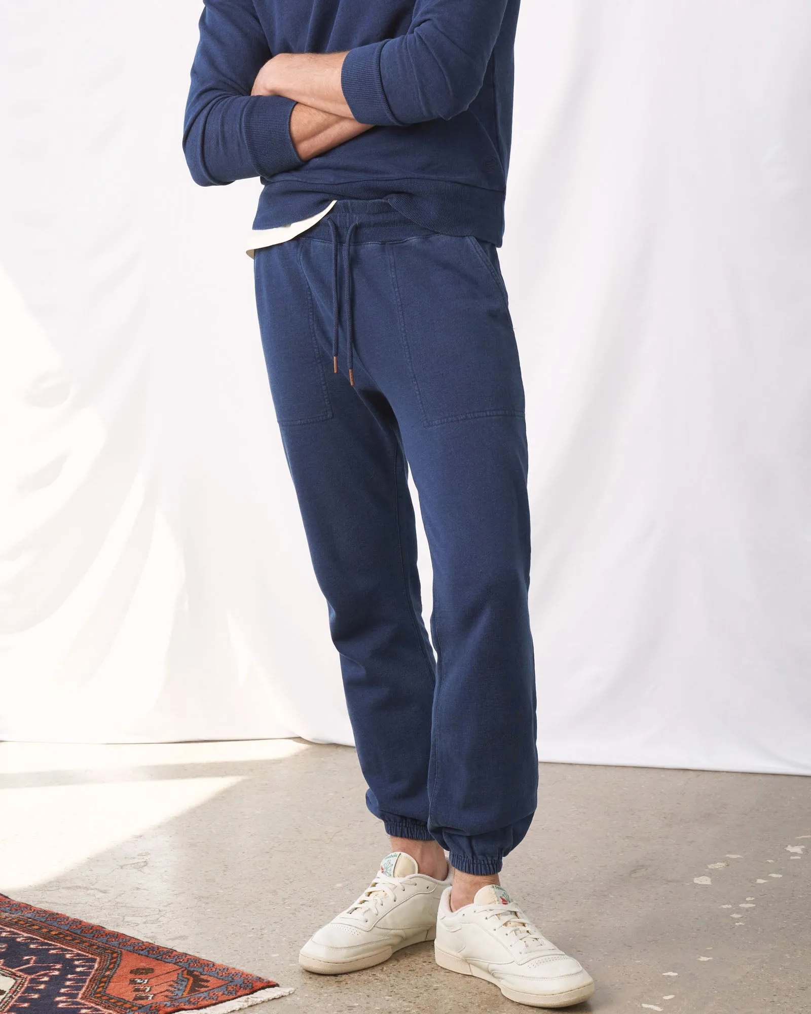Organic Indigo Throwback Sweatpant