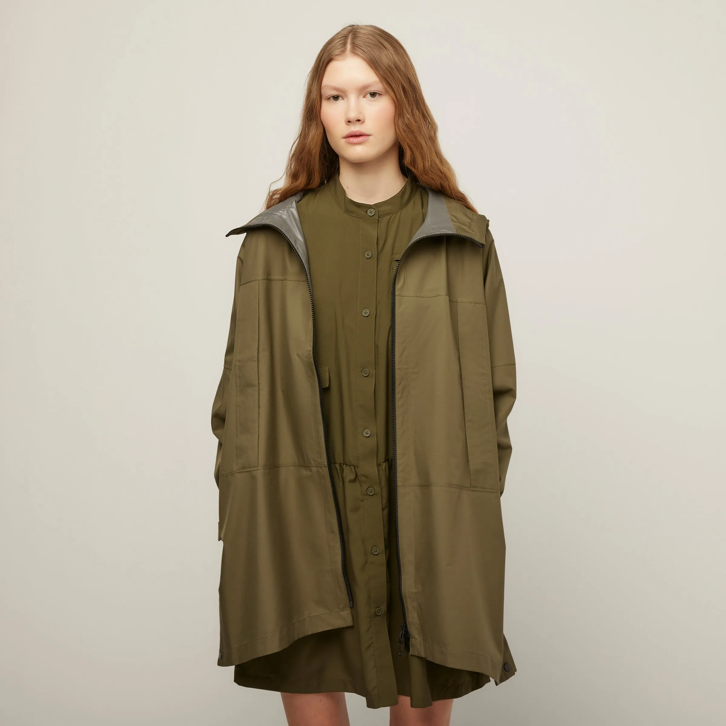 Packable Hooded Poncho