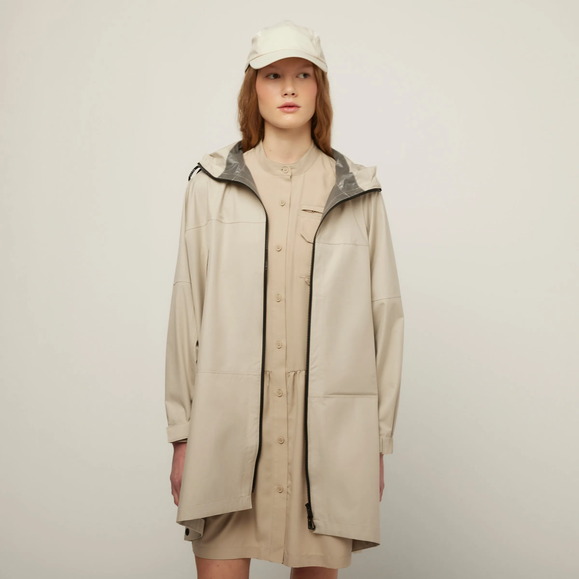 Packable Hooded Poncho