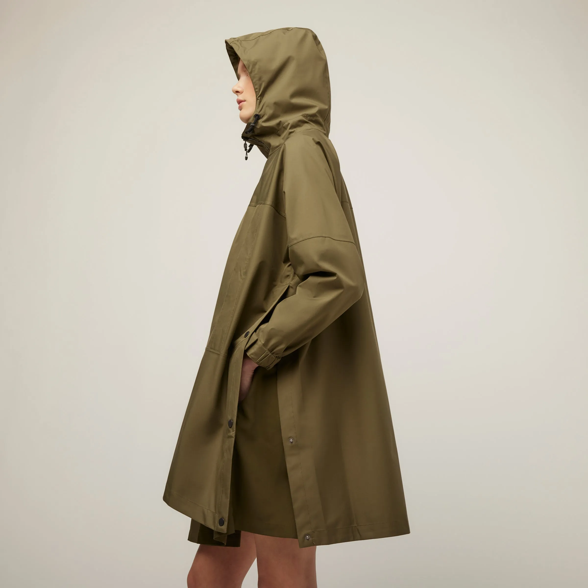 Packable Hooded Poncho