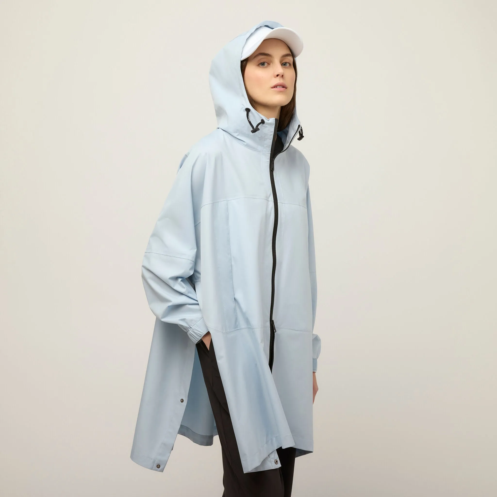 Packable Hooded Poncho