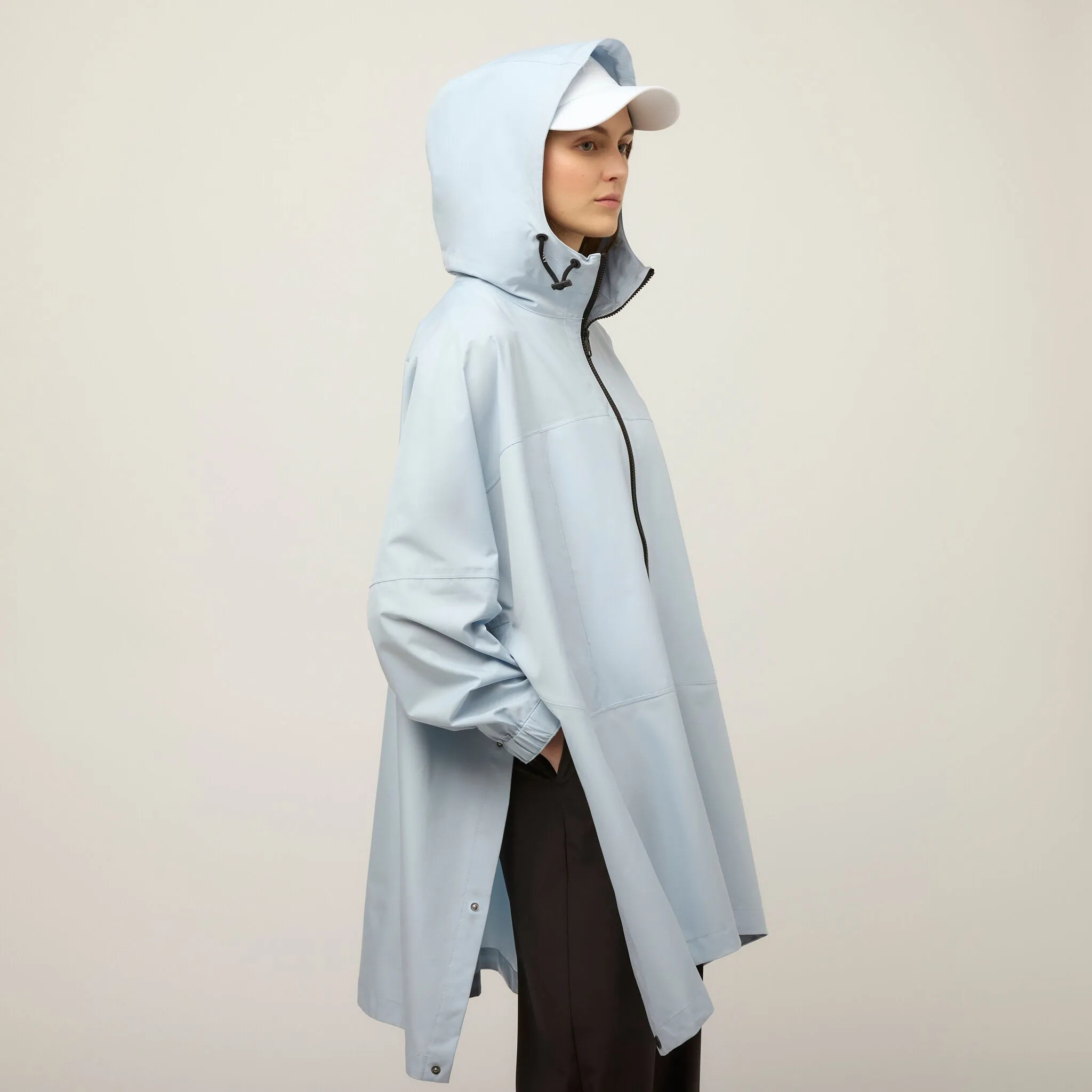 Packable Hooded Poncho