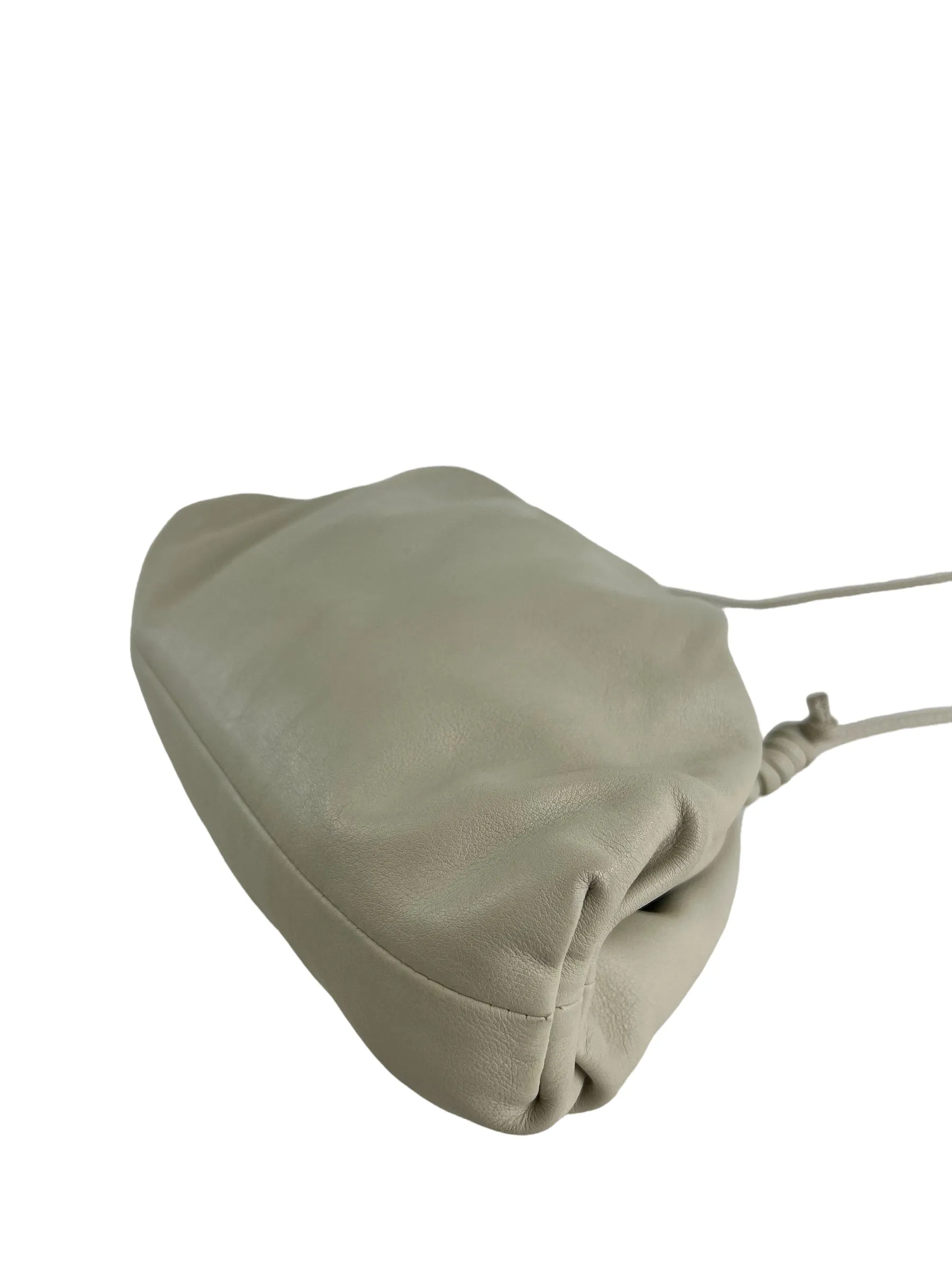 PART PAYMENT ONLY - Bottega Vendetta Off White Leather Pouch Crossbody